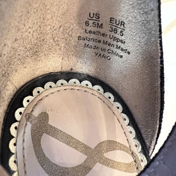 Sam Edelman Yaro Womens Leopard Animal Print Ankle Strap Block Heels Shoes 6.5M - Picture 5 of 6